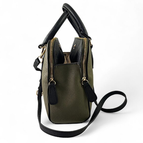 Guess Green Los Angeles Crossbody/Shoulder Straps Satchel Bag - Picture 3 of 12